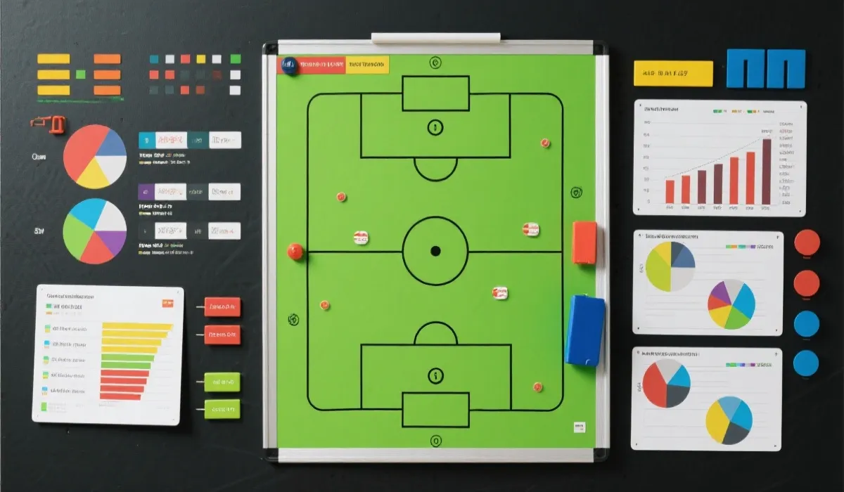 战术板与数据图表