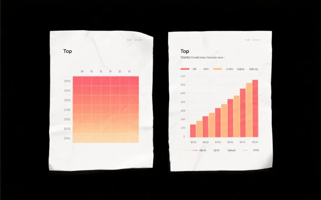 比分概率矩阵与Top比分条形图的示例可视化