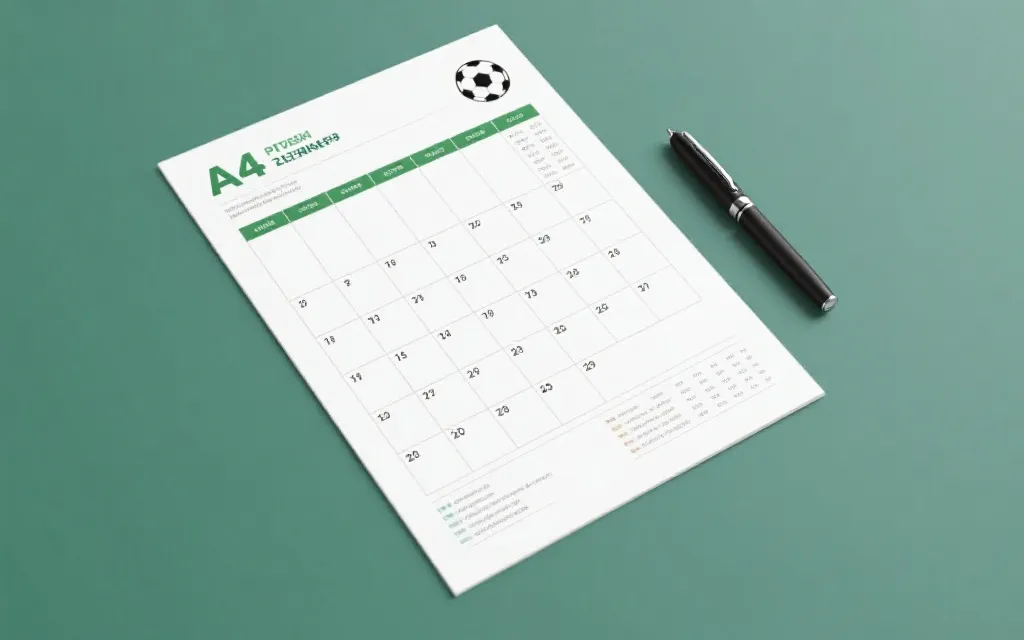 可打印的2026世界杯加拿大赛程表A4排版视觉占位图